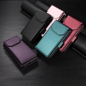 Multi-Card Slots Leather Case For iPhone 17 air Pro Max Flip Wallet Card Cover For iPhone 16 15 14 13 Pro Max