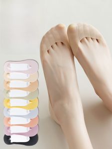 JIAZINI | Summer Lightweight Cotton Ice Silk Invisible Anti-slip Socks