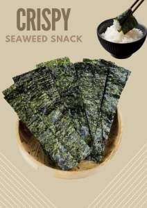 Crispy Seaweed Snack ( Healthy and Delicious! )