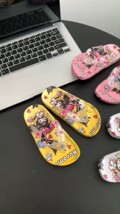 รองเท้าแตะเด็กผู้หญิง รองเท้าหูคีบเด็ก ลายน่ารัก