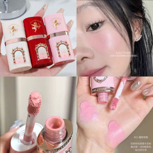 Dorisna Cupid Court Style Liquid Blush Makeup for Cheeks Matte Finish Face Blushes Cream Natural