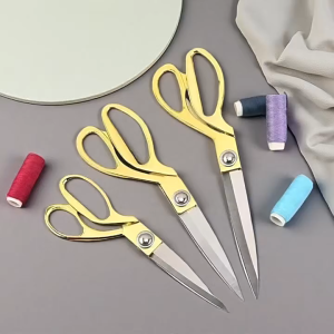 Fabric Scissors Sewing Tailor Shears Stainless Steel Blade High Hardness and Wear Resistance