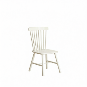 WEISHA | Ghế Ăn Bữa Windsor Gỗ Cứng Màu Kem