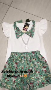 OKHI - Jumper dress / dress kodok balita / setelan anak perempuan DVD