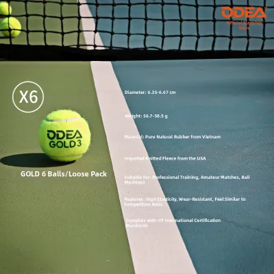ODEA | Professional Training Durable High Bouncing Tennis Balls
