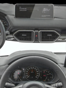 Custom Fit Tempered Glass Screen Protector for Dashboard Modification