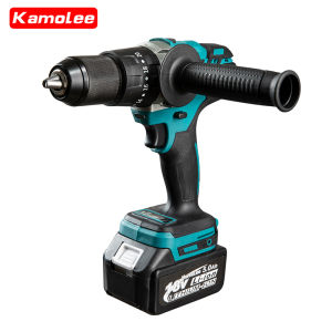 Kamolee Tool Bor Mesin Elektrik Drill 10mm/13mm Set Reversible Mesin Bor Tangan Listrik