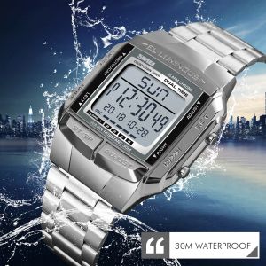SKMEI 1381 Luxury Electronic Mens Wristwatches Waterproof LED Display Digital Watch for Men Military Sports 1328 Reloj Masculino