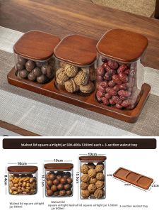 CRISTALGLASS | Aesthetic Square Moisture-Proof Food Storage Boxes