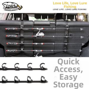 New Plastic Head Car Seat Fishing Rod Organizer 4-position