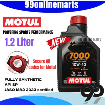 XRACING MOTUL 7000 & H-TECH 100 FULLY SYNTHETIC 100% ORIGINAL 4T 10W40 1.2L RSX RS150 HONDA USE MOTOR OIL OFF ROAD V TWIN ADVENTURE