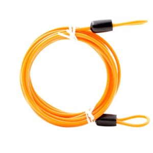 0.5M Anti-Theft Steel Cable Bike Lock - Heavy-Duty PVC Coated Wire Rope for MTB/Road Bike Portable Lightweight Cycling Security