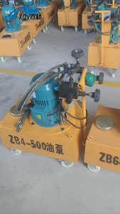 ZB2-500 Ultra High Pressure Electric Hydraulic Oil Pump 50MPa Prestressed Power Pump for Hydraulic Jack Extrusion Machine & Post Tension Construction