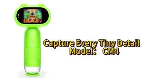 Handheld Digital Microscope for Kids 1000X16MP Portable Pocket Microscope with 2inch IPS Screen  8 LEDs PC View Gifts for Kid