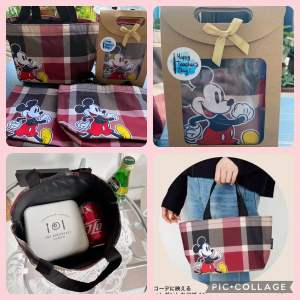 Teacher’s Day Gift - Japan Mickey Hand Carry Bag/ Bento Bag/Lunch Box Bag (SG Stock)