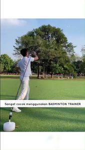 Alat latihan perangkat latihan tunggal bulutangkis