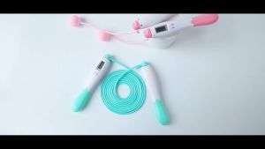 คุณภาพคุ้มค่า ะทนทาน PVC ที่กระโดดเชือก บริหารกล้ามเนื้อ ผู้เริ่มต้นบริหาร เชือกกระโดด