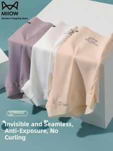 MiiOW | Cat Woman Safety Pants Summer Ice Silk Womens Underwear High Waist Short Shorts Two-In-One Flat Angle Invisible Leisure Pants