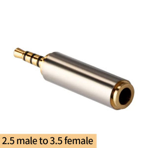 Jack 3.5 MM to 2.5 MM Audio Adapter 2.5MM Male to 3.5MM Female Plug Connector for Aux Speaker Cable Headphones Micphone Jack 3.5