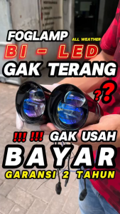 HYPERNOVA - ORIGINAL LAMPU BILED FOGLAMP HYPERNOVA S12 A AY LASER 3 INCH 80 WATT BLUELENS FOGLAMP 3 WARNA 1 WARNA LAMPU MOBIL SANGAT TERANG