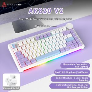 AJAZZ | Customized Wireless Bluetooth 3-Mode Mechanical Gaming Keyboard