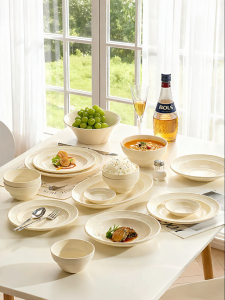 Yomerto | Creamy Style Home Dinnerware Set