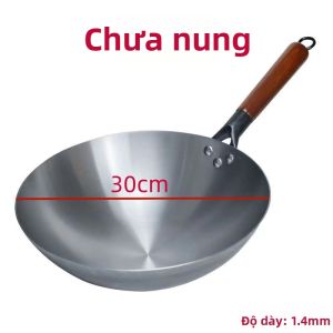 Chảo Gang Không Tráng Mạ Dày Cao Cấp