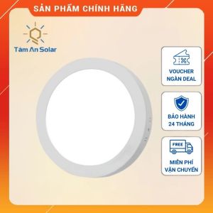 ĐÈN LED ỐP TRẦN 24W TÂM AN SOLAR TIẾT KIỆM 80% ĐIỆN NĂNG