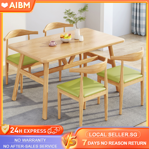 AIBM Wood Dining Table Modern Home Office Desk Computer Table Study Table餐桌