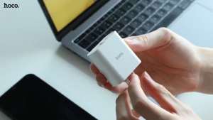 Củ sạc Hoco C80 PD 18W sạc siêu nhanh đa cổng Type C + USB tiện lợi cho điện thoại