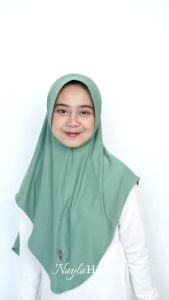 Promo Hijab 100rb 5 pcs Kerudung Bergo Hamidah Size L Bahan Jersey Premium Kerudung Nayla Hijab