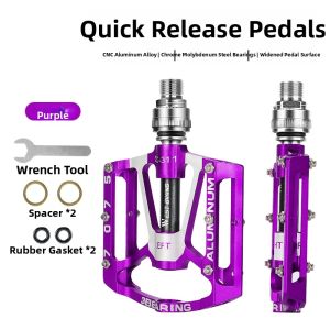 West Biking | Quick-release Pedal for Mountain and Road Bikes Three-row Bearing
