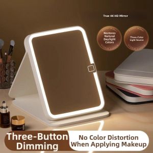 LIWAN | Illuminated Folding Smart HD Portable Desk Mirror