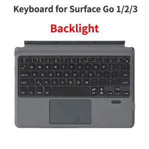 7 RGB Backlit Keyboard For Microsoft Surface Pro 8 9 10 X Magnetic Keyboard For Surface Pro3 4 5 6 7 Go1 2 3 4 Tablet Keyboard