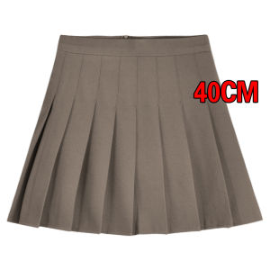 กระโปรงสั้นทรงเอเอวสูง ผ้าโพลีเอสเตอร์ ลายจุด กระโปรงสั้นทรงเอสไตล์เกาหลีสำหรับผู้หญิงไซส์ใหญ่