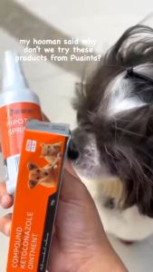 PUAINTA Pet Ringworm and Fungal Skin Ointment for Dog & Cat Itching and Redness Relieves Hair Loss Ringworm Treatment 15g