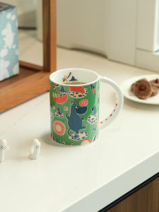 LOTUS BLUE | High-Aesthetic Moomin Mug