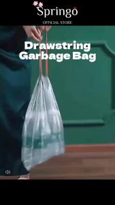 CozyHome Drawstring Garbage Bag Durable Leak-Proof Convenient Plastik Sampah Murah 45cmx50cm #GAR