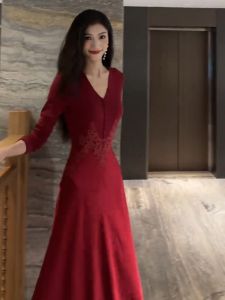 DANTING | Stylish Early Autumn Wedding Toast Dress