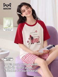 MiiOW | Cotton Sleeping Wear With Padding Cartoon Cute Design