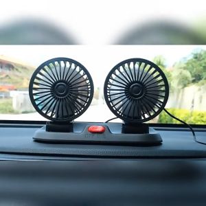 พัดลมติดรถยนต์ พัดลมติดรถ USB ลมแรง หมุนได้ 360 องศา ใช้ได้ในรถและในบ้าน 1หัว /2หัว /3หัว