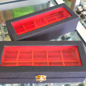 kotak perhiasan batu akik batu permata batu mulia isi 10 simpanan