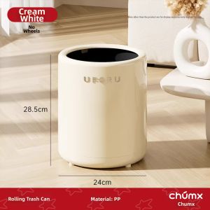 CHUMX | dustbin with wheels Attractive Home Trash Can With Lid and Wheels