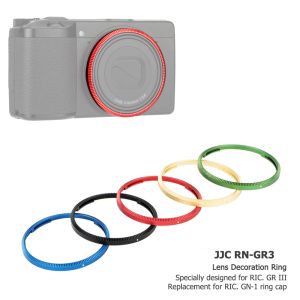 JJC GN-1 Metal Decoration Ring for RICOH GR3Colorful Lens Ring Dedicated for Ricoh GR III Replace Ricoh GN-1 Ring Cap