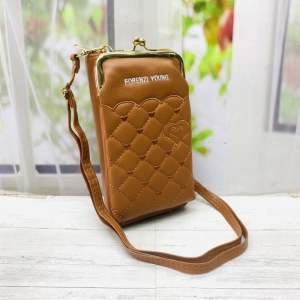 TAS DOMPET SELEMPANG HP WANITA RESLETING BEHEL