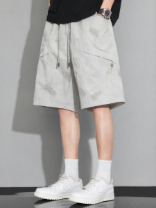 Wood soon | Structured Multifunctional Casual Shorts for Men