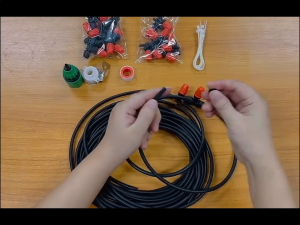 พร้อมส่ง หัวพ่นหมอก พ่นละอองน้ำ 10  หัวพร้อมสายไมโคร 11 และ20 เมตร พร้อมชุดต่อก๊อกสนามและก๊อกน้ำทั่วไป