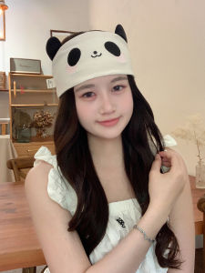 Confinement Hair Band Pure Cotton Pregnant Women Postpartum Confinement Headscarf Spring and Summer Cute Fashion Confinement Cap Windproof Head Protection Panda