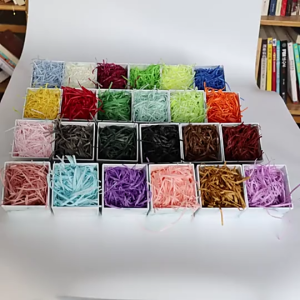 Cheapest Shredded Paper | Colorful Paper Gift Packaging | Paper Fillers Crinkled 20/100 grams