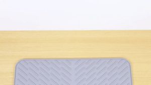 Tấm Lót Phơi Bát Đĩa Silicon Siêu Thấm Hút Chống Trơn Trượt Nhanh Khô Thân Thiện Với Môi Trường Hình Chữ Nhật